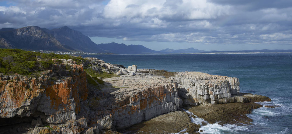Caught between Mountains and Deep Blue Sea Lies Hermanus