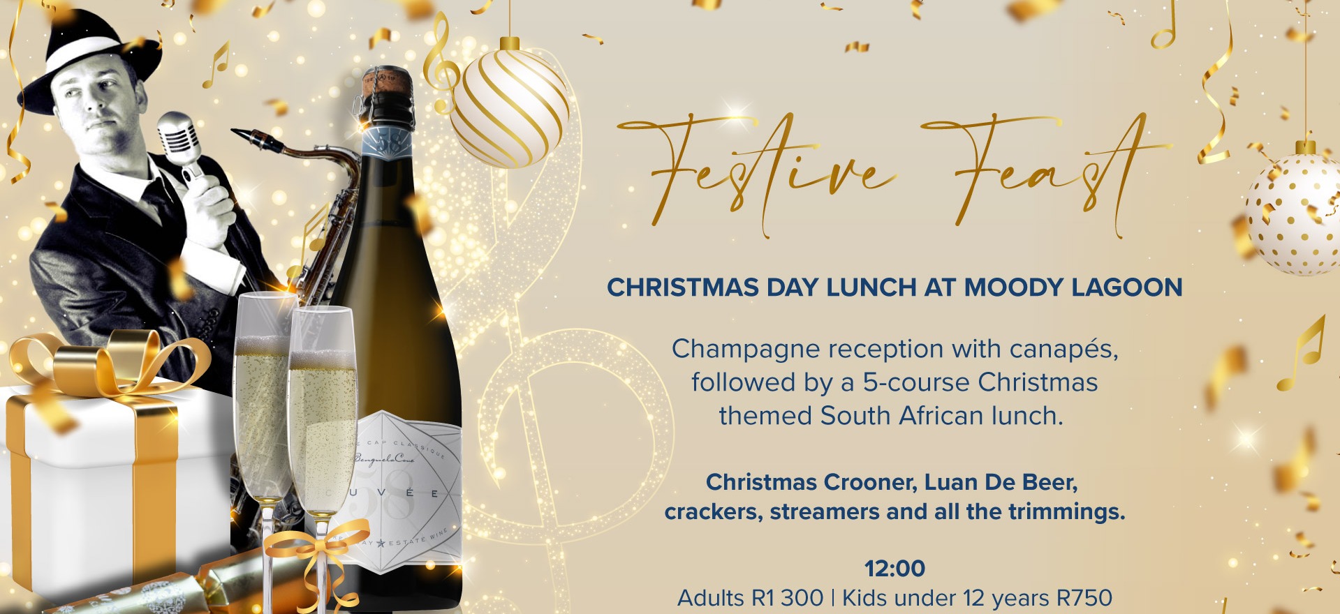 Festive Season Christmas Lunch at Moody Lagoon Xplorio Hermanus