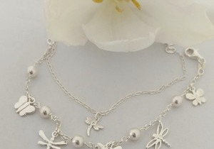 Dragonfly and Butterfly Bracelet