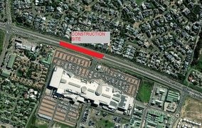 Construction of new right turn lane at Whale Coast Mall