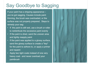 Painting Tip: Avoid and Remove Paint Drips