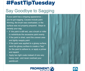 Painting Tip: Avoid and Remove Paint Drips