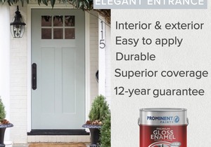 Prominent Premium Gloss Enamel: Elegant Entrance
