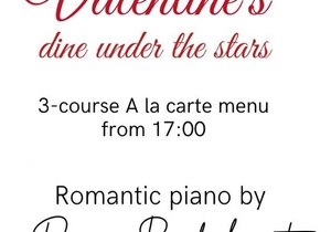 14 February 2023: Valentine's Day Dinner