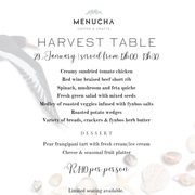 29 January 2023: Harvest Table