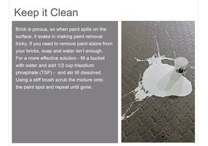 Fast Tip: Cleaning Paint on Brick