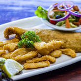 Hake & Calamari - Quayside Cabin - Xplorio™ Hermanus