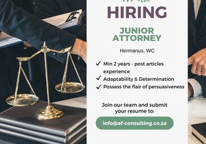 Vacancy - Junior Attorney - Hermanus