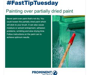 Fast Tip: Painting Over Partially Dried Paint
