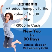 WIN a Product Hamper and Cash: Value - R2,000