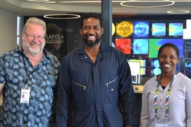 Deputy Minister Visits SANSA Hermanus