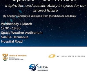 1 March 2023 Public Lecture: Space - so what?