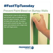 Fast Tip: Prevent Paint Bleed on Bumpy Walls