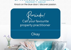 Reminder to Call your Favourite Property Practitioner 
