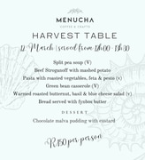 12 March 2023: Harvest Table