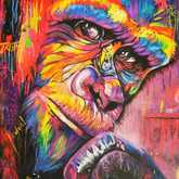 Pastel pencil on sand paper