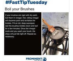 Fast Tip: Boil Your Brushes