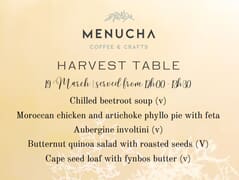 19 March 2023: Harvest Table