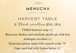 19 March 2023: Harvest Table