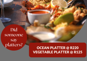 Ocean Platter and Vegetable Platter
