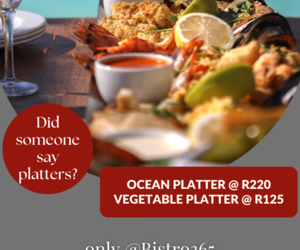 Ocean Platter and Vegetable Platter
