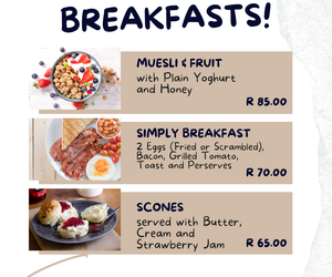 Breakfasts at Simply Coffee