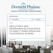 Depersonalise your space to make it more appealing to potential buyers