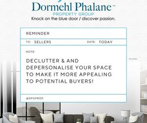 Depersonalise your space to make it more appealing to potential buyers