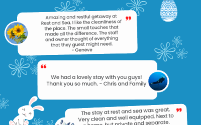 Rest and Sea Guest Reviews Mar - Apr 2022