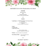 14 May 2023: Mother's Day Menu