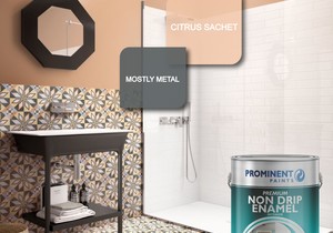 Prominent Paints: Pair Citrus Sachet with Mostly Metal