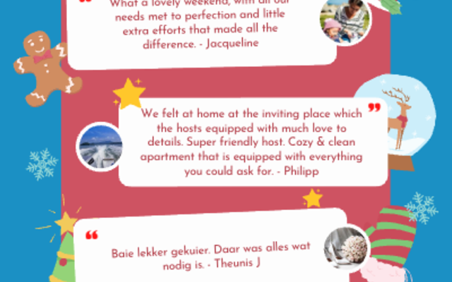 Rest and Sea Guest Reviews Nov-Dec 2022