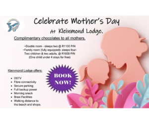 Celebrate Mother's Day at Kleinmond Lodge!