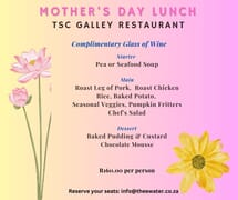 14 May 2023: Mother's Day Lunch