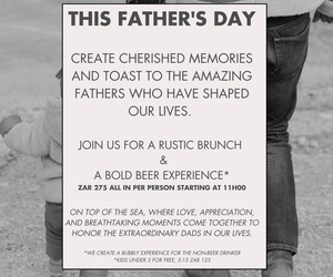 18 June 2023: Father's Day Brunch and Bold Beer Experience