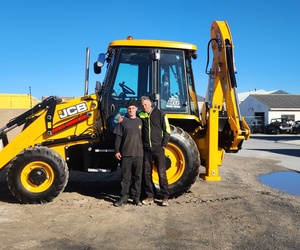 New JCB Backhoe Loader for Land Clearing