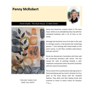 Meet Artist Penny McRobert