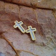 Yellow Gold Cross for Chain