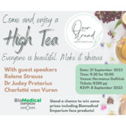 21 September 2023: High Tea