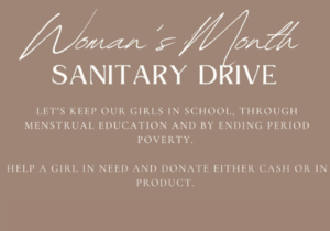 Women's Month Sanitary Drive