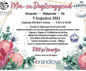 9 Augustus 2023: Ma-en Dogteroggend