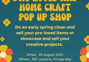 26 August 2023: Pre-loved and Craft Pop-up Shop