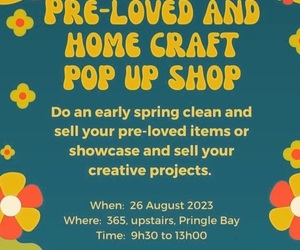 26 August 2023: Pre-loved and Craft Pop-up Shop