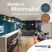 Prominent Paints: Modern Minimalist Paint Colours