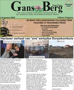 Gans-Berg Nuus / News: 4 August 2023