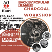 Next Charcoal Workshops: 14 and 17 August 2023