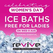 9 August 2023: Free Ice Baths for Ladies