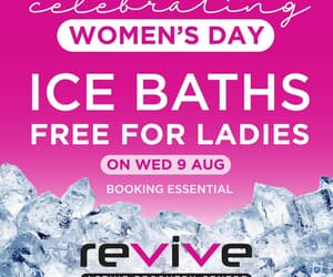 9 August 2023: Free Ice Baths for Ladies