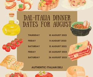 Dinner Dates for August
