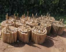 Handmade Garden Path Edging